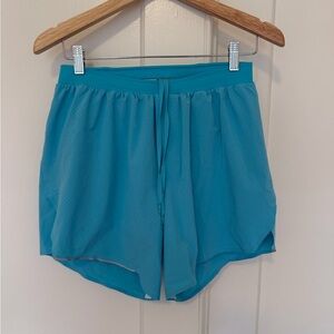 lululemon athletica Fast and Free Lined Blue Athletic Shorts 6”